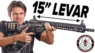 LevAR Fever  GampG LevAR 15 inch Gas Powered Lever Action Rifle Review  RedWolf Airsoft RWTV [upl. by Eiramasil]