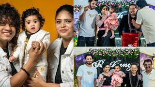 Vijay Tv pugazh daughter birthday celebration 🥳 cook with comali pugazh daughter rithanya birthday [upl. by Mario]