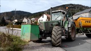 Terrassement Fendt Favorit 824 amp Joskin [upl. by Stanfield332]