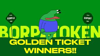 BorpaToken Giveaway Winners [upl. by Keram]