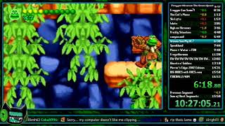 WR Frogger Advance The Great Quest in 1619 Any Speedrun [upl. by Roxie]