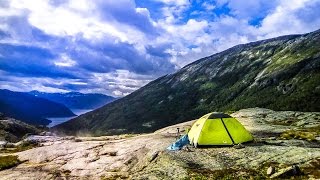 HUSEDALEN WATERFALLS AMAZING VIEWS SOLO HIKING NORWAY [upl. by Magas]