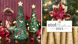 New Arrival Stof Christmas 2023  Shabby Fabrics [upl. by Hilleary]