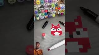 pixelart art diy minecraftpixelart drawing minecraftpixelarttutorial pixelites cute [upl. by Vi]