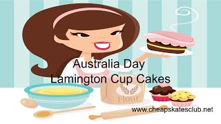 Australia Day Lamington Cup Cakes [upl. by Mirth]