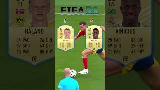 Haaland vs Vini JR in FIFA OMG😱🔥 [upl. by Palestine]