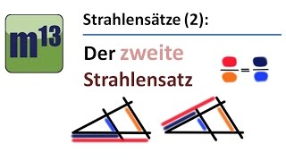 Strahlensätze 2 Zweiter Strahlensatz [upl. by Imeka624]