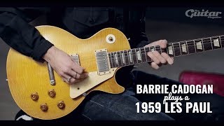 Barrie Cadogan plays a 1959 Gibson Les Paul and talks guitar [upl. by Sager]