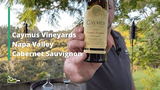 Wine Review Caymus Vineyards Napa Valley Cabernet Sauvignon 2020 [upl. by Anafetse]