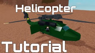 Helicopter Tutorial  Plane crazy [upl. by Llesirg]