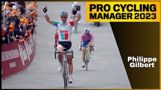 Gilbert CONQUISTA la Strade Bianche  Ep32  Philippe Gilbert  Pro Cycling Manager 2023 [upl. by Alemat158]