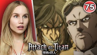 EREN VS REINER AGAIN CLIFFHANGER Attack On Titan S4 Episode 16 Reaction  Shingeki no Kyojin [upl. by Kessia]