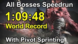 Dark Souls 3 All Bosses Speedrun World Record 10948 [upl. by Cirded790]