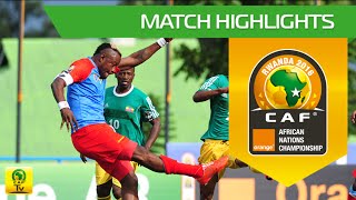 DR Congo vs Ethiopia  Orange African Nations Championship Rwanda 2016 [upl. by Onairpic]