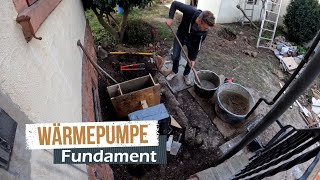 Wärmepumpe  Fundament [upl. by Namyaw578]