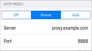 How to Configure a Proxy Server on an iPhone or iPad [upl. by Ahsilef]