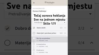 Tečaj osnova heklanjastiže uskoro🚀🚀 heklanjetecajheklanja [upl. by Gail15]