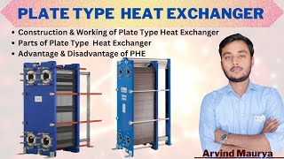 Plate type heat exchanger in Hindi  Working of Plate Heat Exchanger  PHE rasayanclasses [upl. by Anerdna]