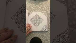 Masterpiece mandala Ornaments  Coloring book flip through [upl. by Attiuqihc94]