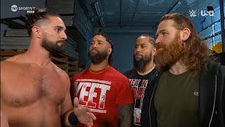 Seth Rollins And OG Bloodline Full Backstage Segment  WWE Raw Highlights Today [upl. by Pazia]