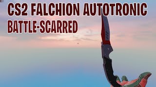 Falchion Knife Autotronic BattleScarred  CS2 Skin Showcase 345 [upl. by Atires]