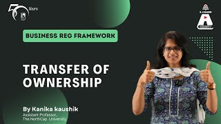 Transfer of Ownership  Business Reg Framework  S Chand Academy [upl. by Analiese]