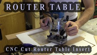 CNC Cut Router Table Insert amp Installation Template [upl. by Noseaj196]