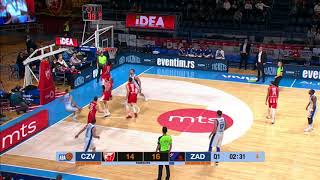 Mathias Lessort says  NOT IN MY HOUSE Crvena zvezda mts  Zadar 1222018 [upl. by Werner]