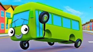 Nursery Rhymes With Baby Buses  Geckos Garage  Wheels On The Bus  Bus Videos For Kids [upl. by Sakovich]