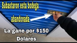 Subastaron esta bodega abandonada la gane en 150 dólares 🤑 [upl. by Fanchet42]