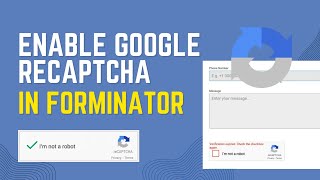 How to add recaptcha to forminator plugin  wordpress tutorial [upl. by Farrow478]