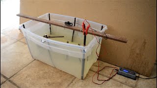 Rust Removal with DIY Electrolysis Tank [upl. by Eelyr]