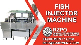 Injector Fish Salmon Injection machines for fish fillets [upl. by Anaytat]