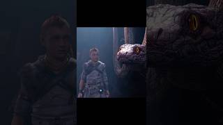 God of War Ragnarök quotAtreus Revives the Ancient Serpent shortvideo shorts gaming godofwaragnarok [upl. by Earl]