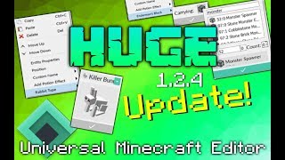 Minecraft HUGE Universal Minecraft Editor Update124 [upl. by Merrile]