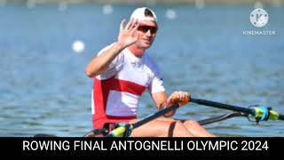 Rowing men reschedule  Rowing final  Rowing single sculls Olympic 2024 [upl. by Haimrej]