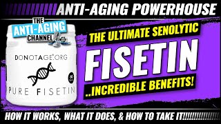 FISETIN  Senolytic AntiAging Supplement  Life Extension [upl. by Allyn]