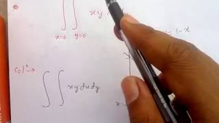 How to change order of double integral Hindi [upl. by Anisamoht]