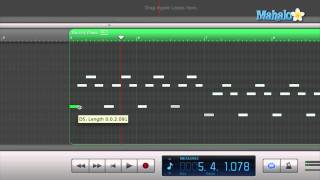 GarageBand Tutorial  Editing MIDI [upl. by Imoyn]