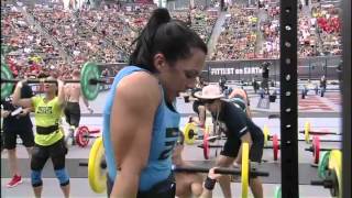 2012 CrossFit Games  Front SquatTeam Triplet Team Heat 1 [upl. by Yrohcaz858]