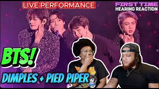 BTS  DIMPLES  PIED PIPER LIVE PERFORMANCE  FIRST TIME HEARING  FUNNY REACTION [upl. by Sonja]