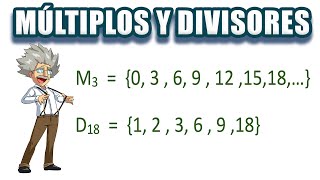 ¿Cómo hallar los múltiplos y divisores de un número [upl. by Enrol55]