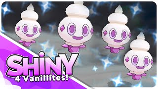 4 Live Shiny Vanillite Reactions All in the same day [upl. by Akiret701]