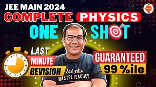 JEE Mains 2024  Complete Physics  One Shot  Last Minute Revision  Vinay Shur Sir [upl. by Granlund681]