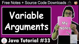 Java Tutorial Variable Arguments VarArgs in Java [upl. by Hancock]