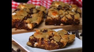 Fluffernutter Chocolate Chip Blondies [upl. by Ivah836]