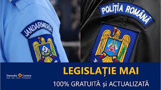 Legislație 100 GRATUITĂ și actualizată pentru admitere MAI și încadrări directe din sursă externă [upl. by Akeirahs683]