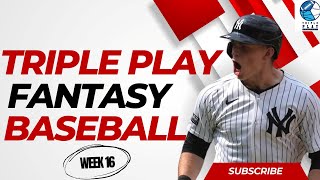 Fantasy Baseball Waiver Wire Pickups Week 16 Sleepers amp Pitching Streams  Fantasy Baseball Advice [upl. by Mel]