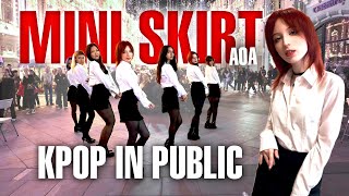 KPOP IN PUBLIC ONE TAKE AOA  짧은 치마 Miniskirt  Dance cover by 3to1 [upl. by Adelheid]