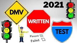 2022 DMV Written Test Permit Exam for Drivers License [upl. by Crisey]